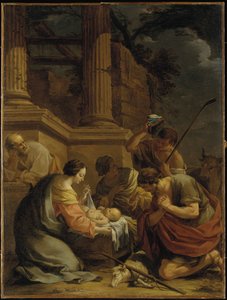 The Adoration of the Shepherds by Nicolas Chaperon