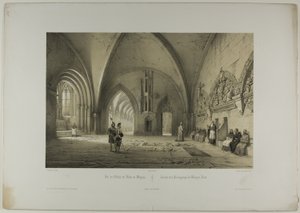 View of the Cloister of the Cathedral of Mainz, plate two from Allemande by Nicolas Chapuy