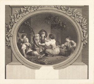 Education Does Everything by Nicolas Delaunay after Jean Honoré Fragonard