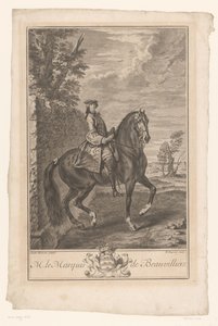 Equestrian Portrait of Paul de Beauvilliers (M. le Marquis de Beauvilliers)