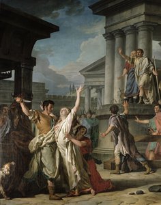 Virginius About to Kill His Daughter, 1783 by Nicolas Guy Brenet