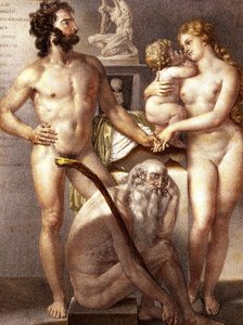 Anatomy of the Human - The 3 Ages 1884 by Nicolas Henri (after) Jacob