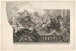 Ceiling Painting with Assembly of Gods (plate 2)
