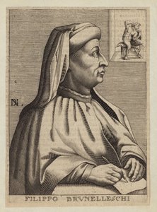 Filippo Brunelleschi, Italian architect and engineer by Nicolas II de Larmessin
