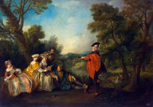 Concert in the Park by Nicolas Lancret