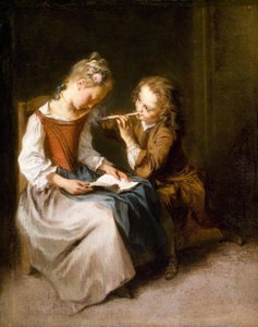 Mischief by Nicolas Lancret