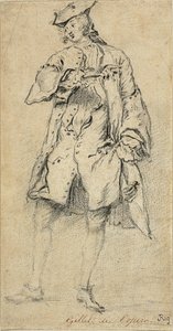 Young Man Standing by Nicolas Lancret