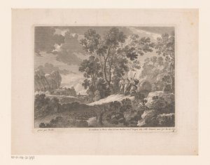 Christ and the Disciples at Emmaus by Nicolas Perelle