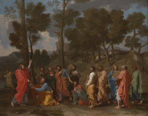 The Sacrament of Ordination (Christ Handing the Keys to St. Peter) by Nicolas Poussin