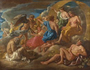 Helios and Phaëton with Saturn and the Four Seasons