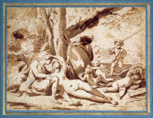 Mars and Venus by Nicolas Poussin