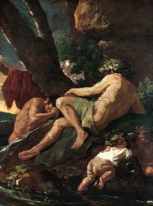 Midas Washing at the Source of the Pactolus by Nicolas Poussin