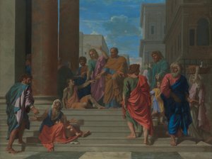 Saints Peter and John Healing the Lame Man