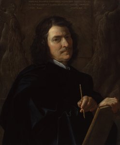 Self-portrait by Nicolas Poussin