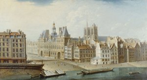 Hôtel de Ville and Place de Grève (now Place de l