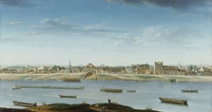 Port Saint-Bernard, Seen from the Arsenal by Nicolas Raguenet