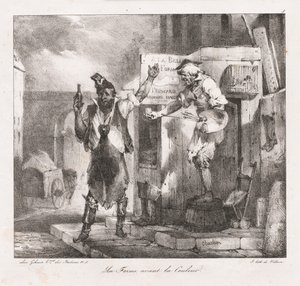 Lithographic Sketches by Charlet: Form before Color, 1823 by Nicolas Toussaint Charlet