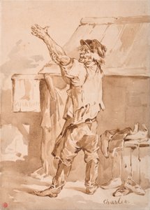 The shoemaker by Nicolas Toussaint Charlet