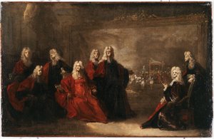 Sketch for the Aldermen Celebrating the Arrival of the Infanta