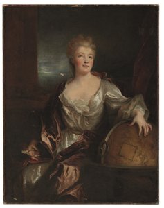 Portrait of Gabrielle-Émilie le Tonnelier de Breteuil, Marquise du Châtelet by Nicolas de Largillière