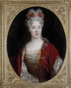 Portrait of a woman. Painting by Nicolas de Largilliere by Nicolas de Largillière