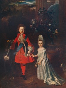 James Francis Edward Stuart and Louisa Maria Theresa Stuart by Nicolas de Largillière