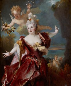 Portrait of Marie Anne de Châteauneuf, called Mademoiselle Duclos, in the role of Ariadne