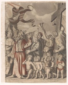 Triumphal Procession of Christ with Figures from the Old and New Testament (Fourth Part) by Nicolas de Larmessin (I)