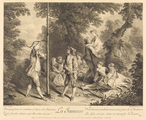 Youth by Nicolas de Larmessin IV after Nicolas Lancret