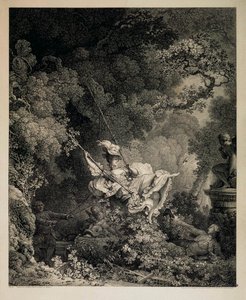The Lucky Opportunities of a Swing, 1782 by Nicolas de Launay