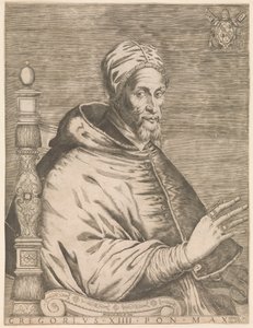 Portrait of Pope Gregory XIV, Seated by Nicolaus van Aelst (attributed to)