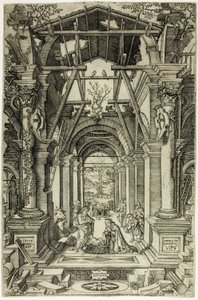 The Nativity and the Adoration of the Shepherds by Nicoletto da Modena