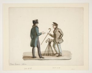 The Cane Seller by Nicolino Calyo