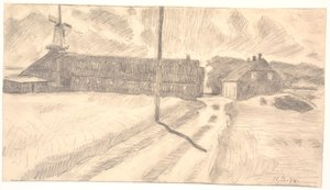 The Farm Vester Paabjerg by Niels Jakob Jakobsen Bjerre