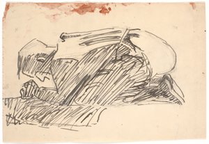 The Healed, Kneeling to the Ground by Niels Larsen Stevns
