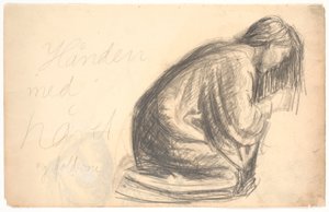 Kneeling Mary by Niels Larsen Stevns