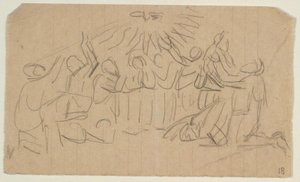 Composition Sketch by Niels Larsen Stevns