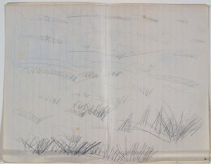 Landscape Sketch by Niels Larsen Stevns