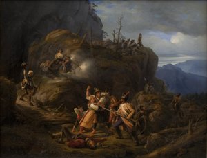 Scene from the Tyrolean War in the Year 1809 by Niels Simonsen