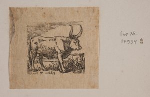 An Ox by Niels Skovgaard