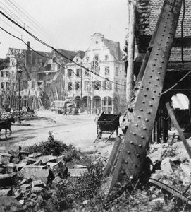 The Grand Place, Arras, France, World War I by Nightingale and Co