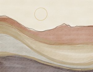 Boho Desert Landscape by Nikita Jariwala