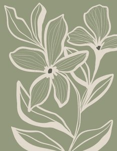 Green Botanical Flow by Nikita Jariwala