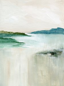 Misty Coastal Abstract