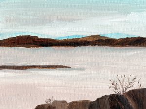 Misty Mountain Lake by Nikita Jariwala