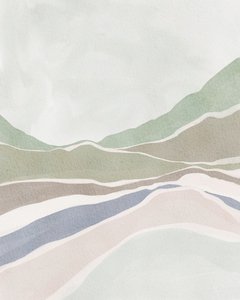 Muted Hills Landscape by Nikita Jariwala