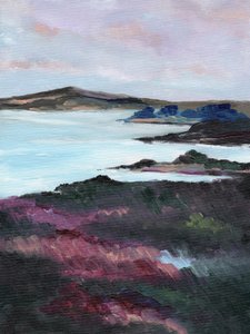 Purple Coastline Serenity