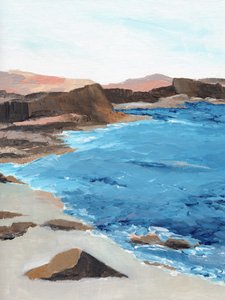 Rocky Coastal Waters by Nikita Jariwala
