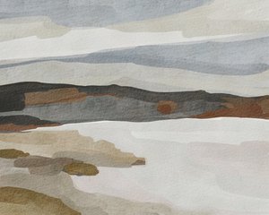 Soft Abstract Coast by Nikita Jariwala