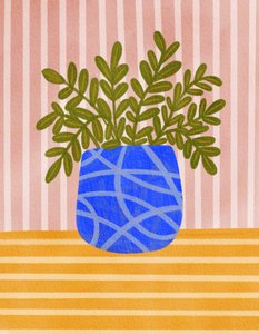 Vibrant Indoor Plant by Nikita Jariwala